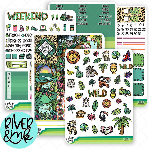 Call of the Wild | Weekly Vertical Planner Stickers Kit