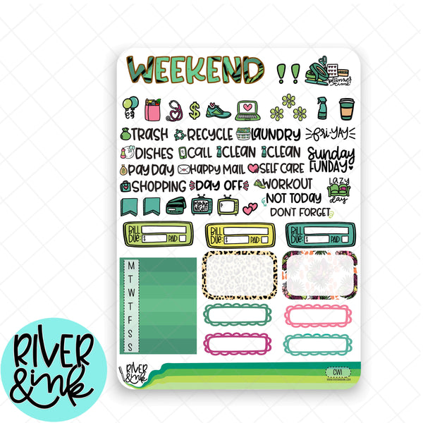 Call of the Wild | Weekly Vertical Planner Stickers Kit