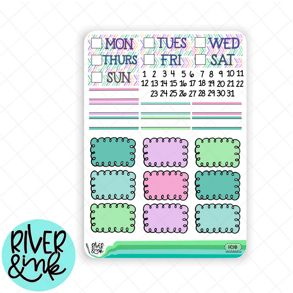 Happy Camper | Weekly Vertical Planner Stickers Kit
