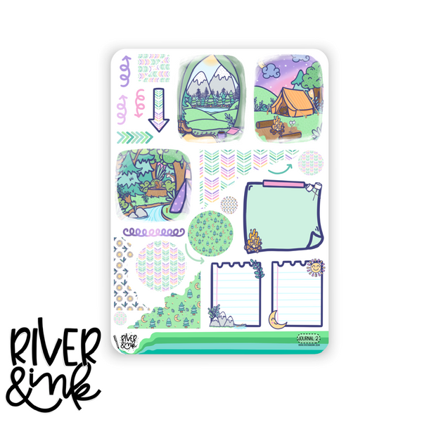 Happy Camper | Journaling Stickers Kit