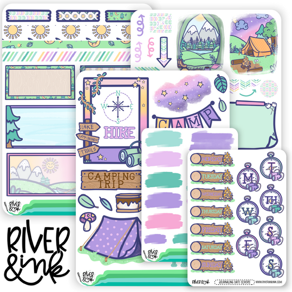 Happy Camper | Journaling Stickers Kit