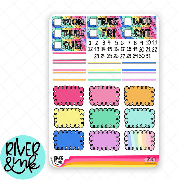 Make and Create| Weekly Vertical Planner Stickers Kit