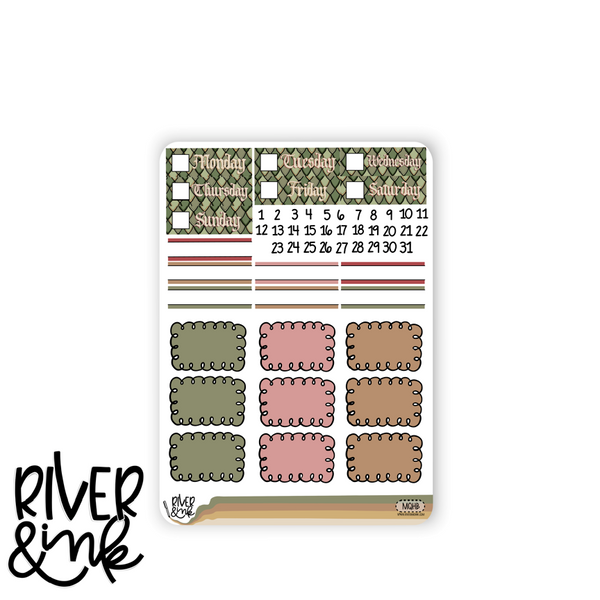 Magical Quest Fantasy Book | Vertical Stickers Kit Planner Stickers