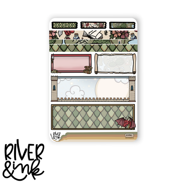 Magical Quest Fantasy Books | Journaling Stickers Kit