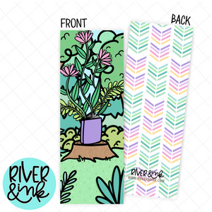 Plant Forest Book | Hand Drawn Bookmark