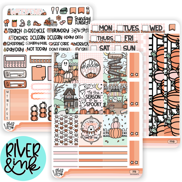 Pumpkin Patch | Hobonichi Cousin l Planner Stickers Kit