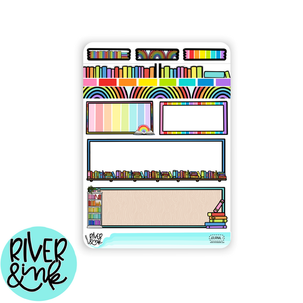 Reading Rainbow | Journaling Stickers Kit