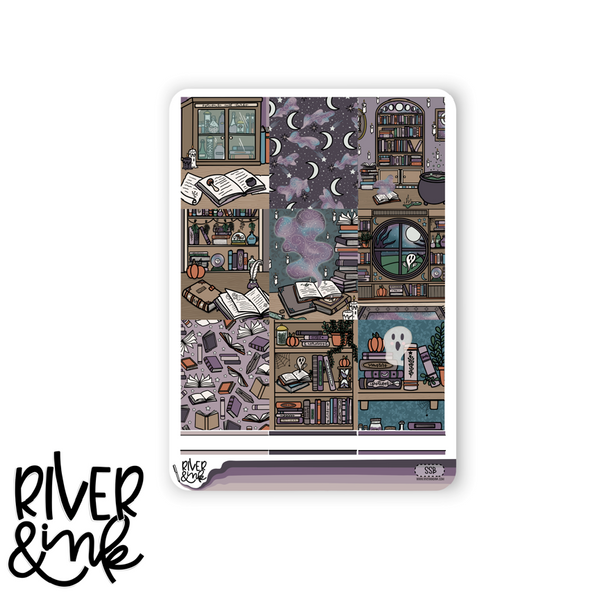 Spines and Spirits | Vertical Stickers Kit Planner Stickers