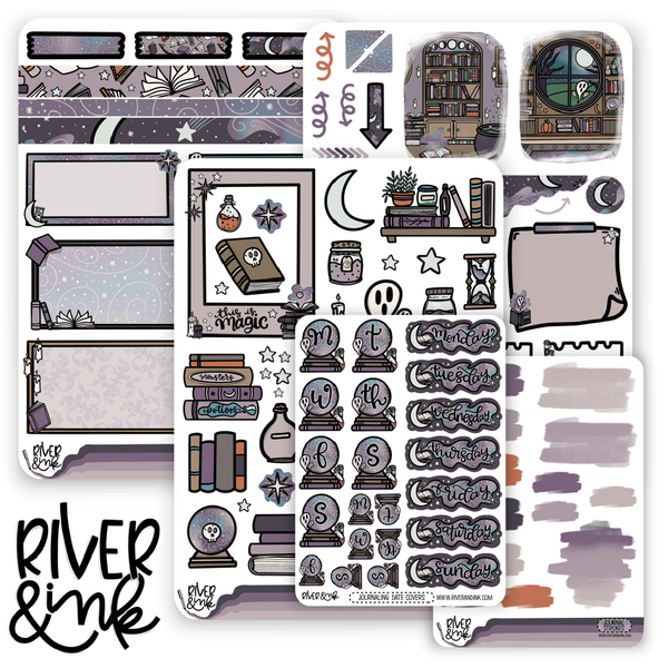 Spines and Spirits | Journaling Stickers Kit