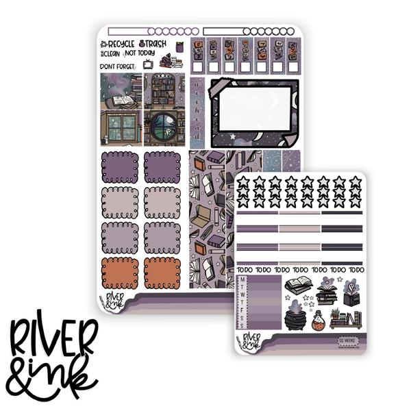 Spines and Spirits | Hobonichi Weeks Sticker Kit Planner Stickers