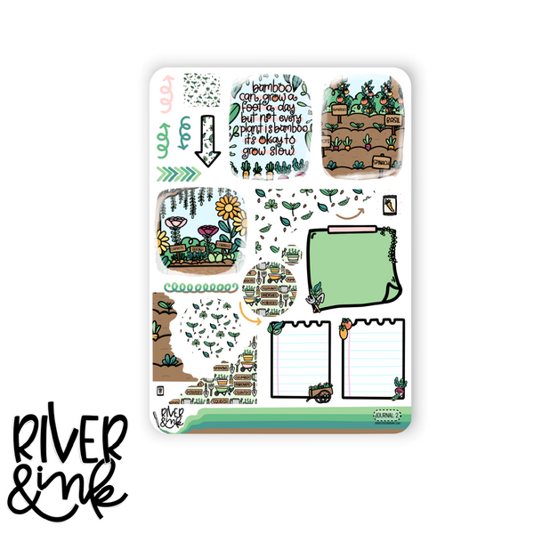 Seeds and Soil | Journaling Stickers Kit