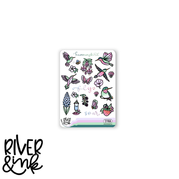 Spread Your Wings | Vertical Stickers Kit Planner Stickers