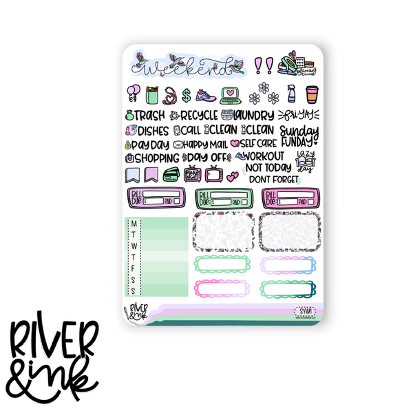 Spread Your Wings | Vertical Stickers Kit Planner Stickers