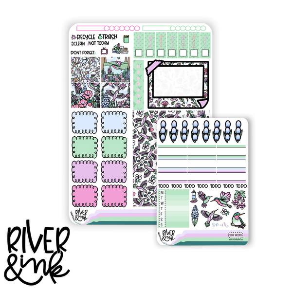 Spread Your Wings | Hobonichi Weeks Sticker Kit Planner Stickers