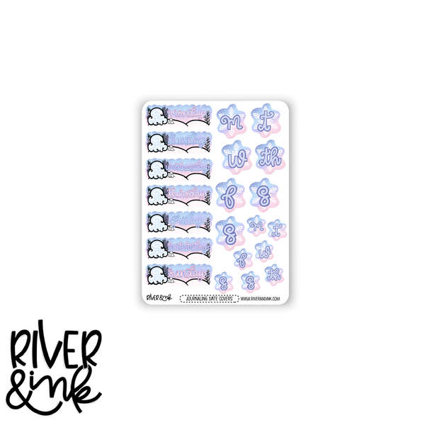 Winter Skies | Journaling Stickers Kit