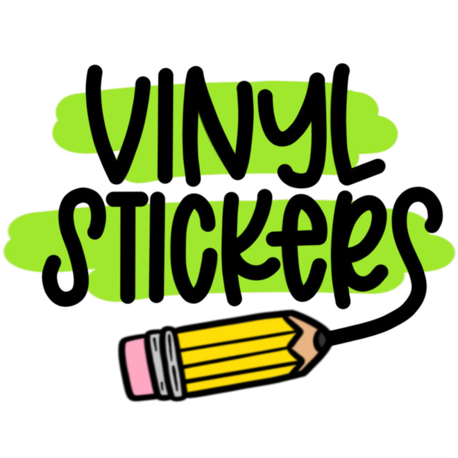 Sunshine Rainbow  Hand Drawn Vinyl Sticker – River & Ink