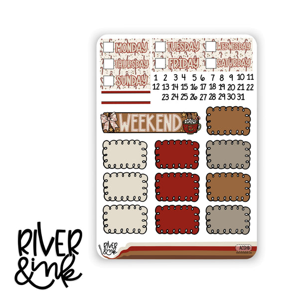 A Christmas Story | Vertical Stickers Kit Planner Stickers