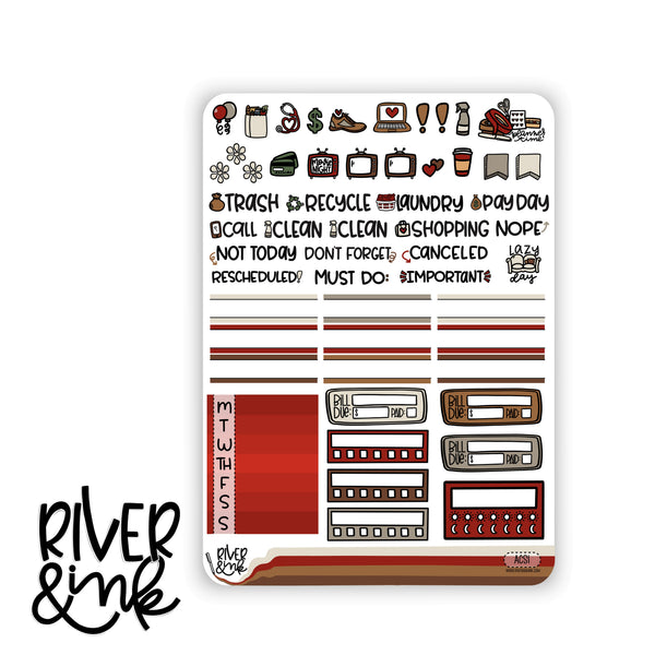 A Christmas Story | Vertical Stickers Kit Planner Stickers