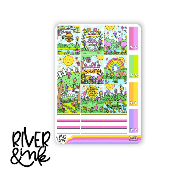 The Birds and The Bees | Hobonichi Cousin Planner Stickers Kit