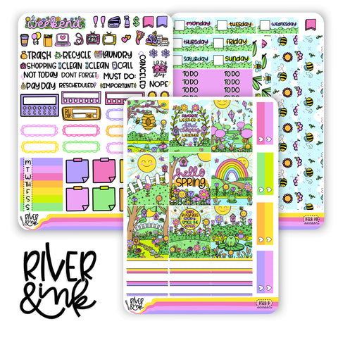 The Birds and The Bees | Hobonichi Cousin Planner Stickers Kit