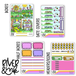 The Birds and The Bees | Mini Weekly Planner Stickers Kit