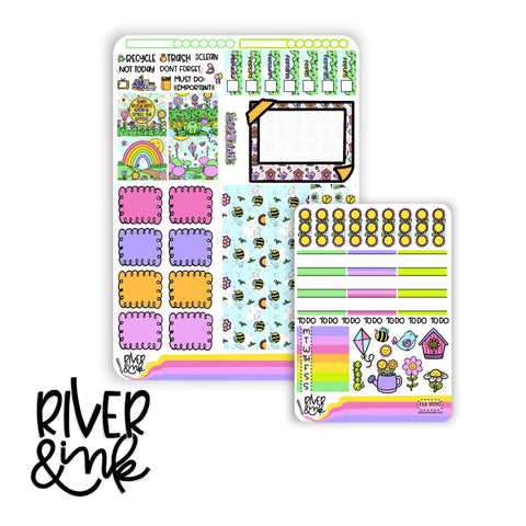 The Birds and The Bees | Hobonichi Weeks Sticker Kit Planner Stickers