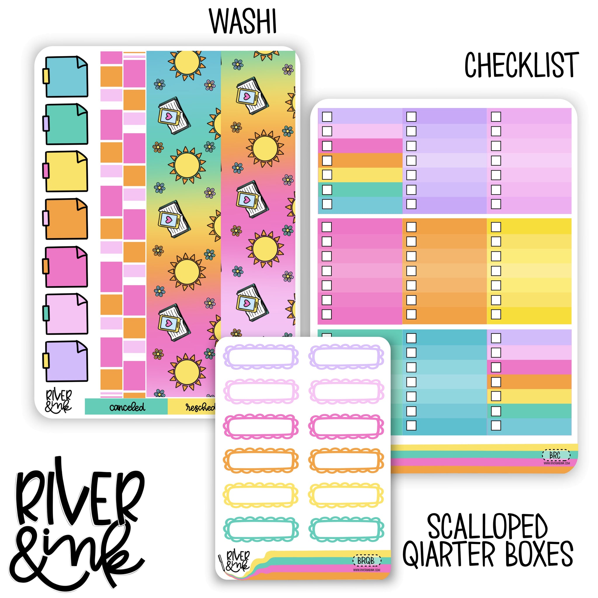 Beach Read | Weekly Vertical Planner Stickers Kit Add Ons