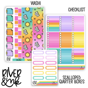 Beach Read | Weekly Vertical Planner Stickers Kit Add Ons
