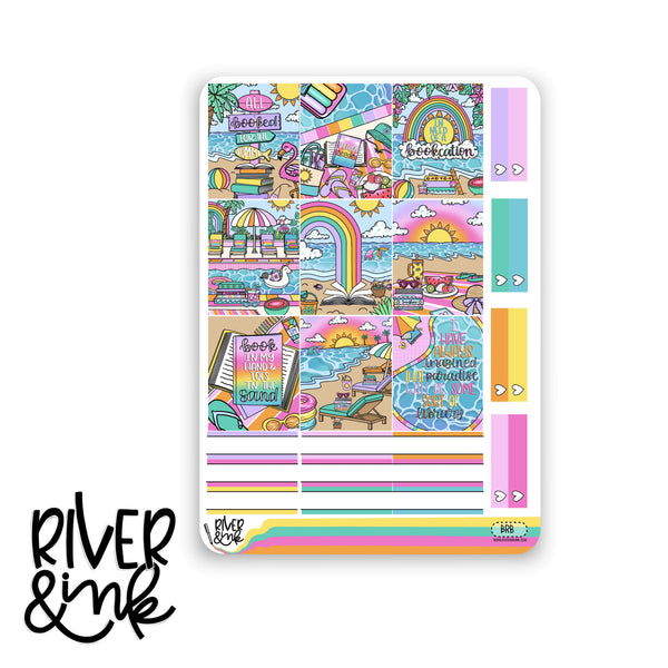 Beach Read | Hobonichi Cousin Planner Stickers Kit
