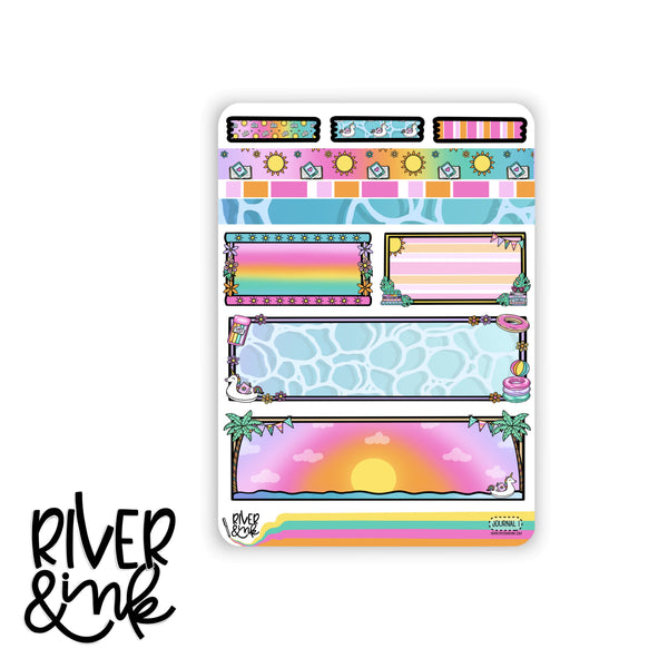 Beach Read | Journaling Stickers Kit