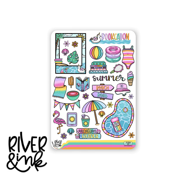 Beach Read | Journaling Stickers Kit