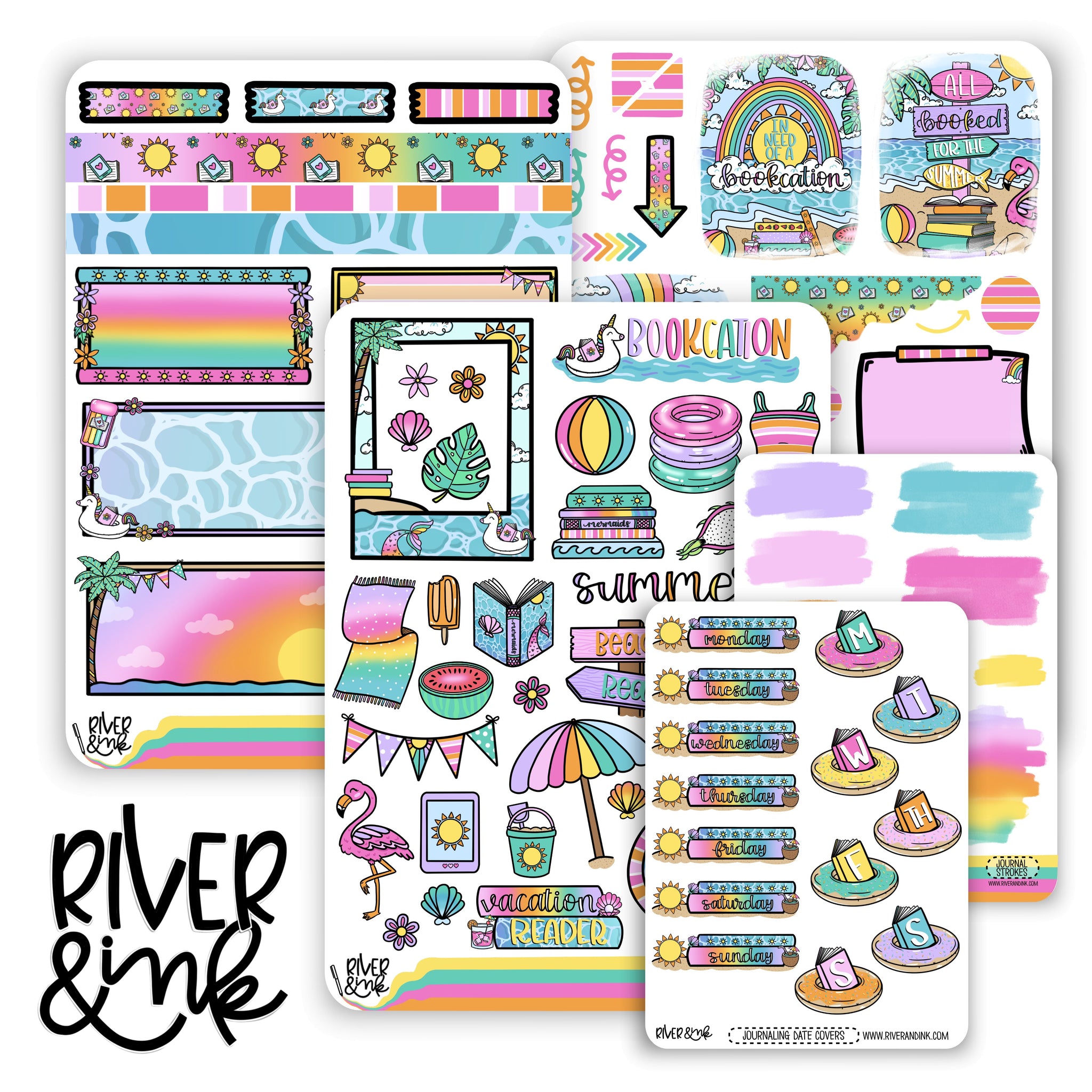 Beach Read | Journaling Stickers Kit