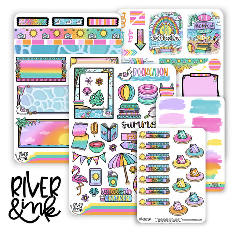 Beach Read | Journaling Stickers Kit