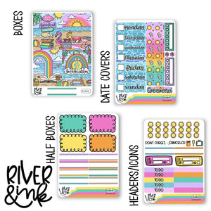Beach Read | Mini Weekly Planner Stickers Kit