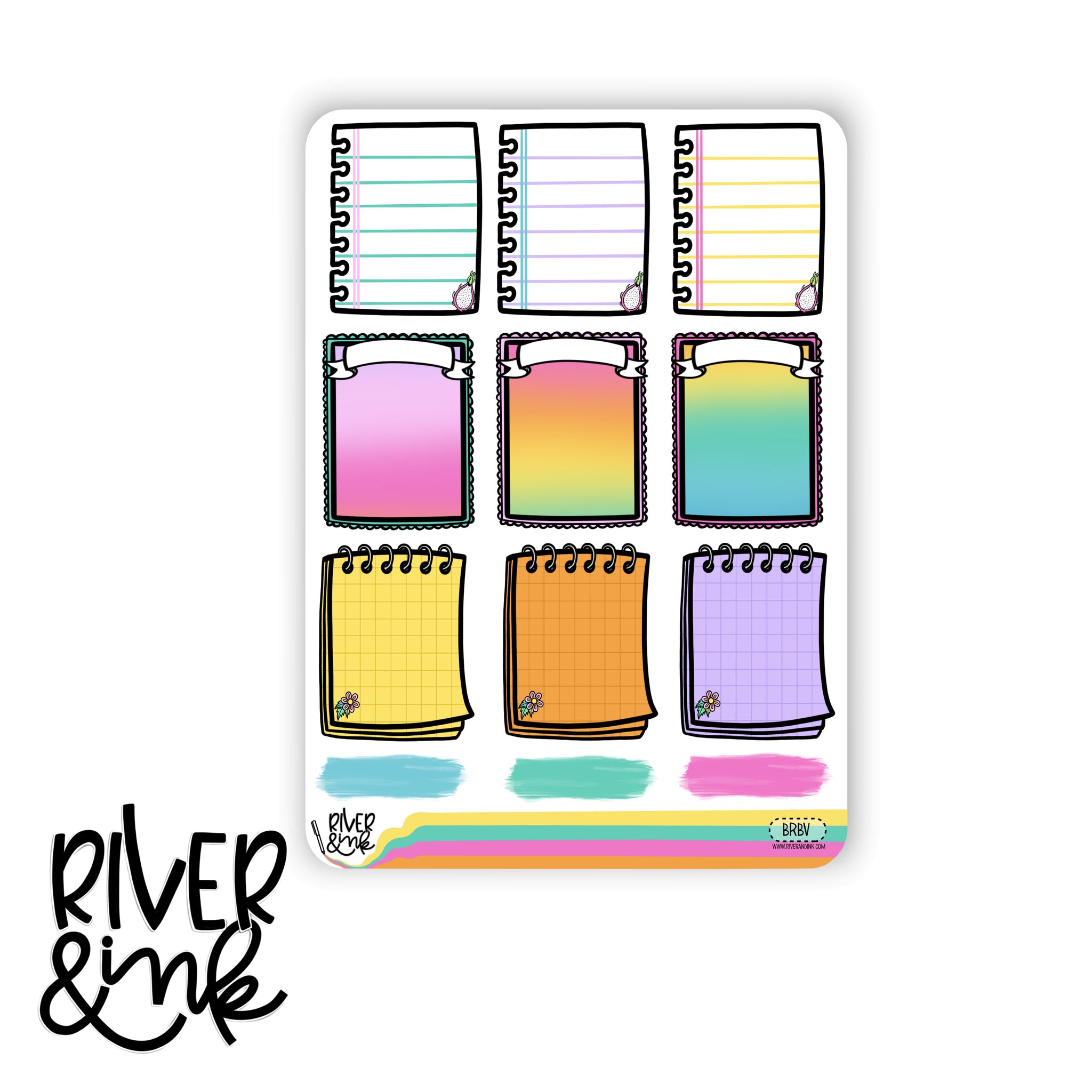 Beach Read Variety Full Boxes | Hand Drawn Planner Stickers