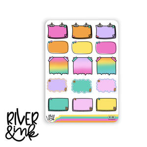 Beach Read Variety Half Boxes | Hand Drawn Planner Stickers