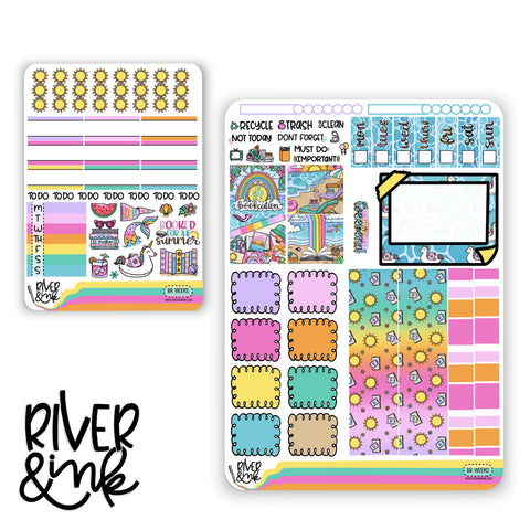 Beach Read | Hobonichi Weeks Sticker Kit Planner Stickers