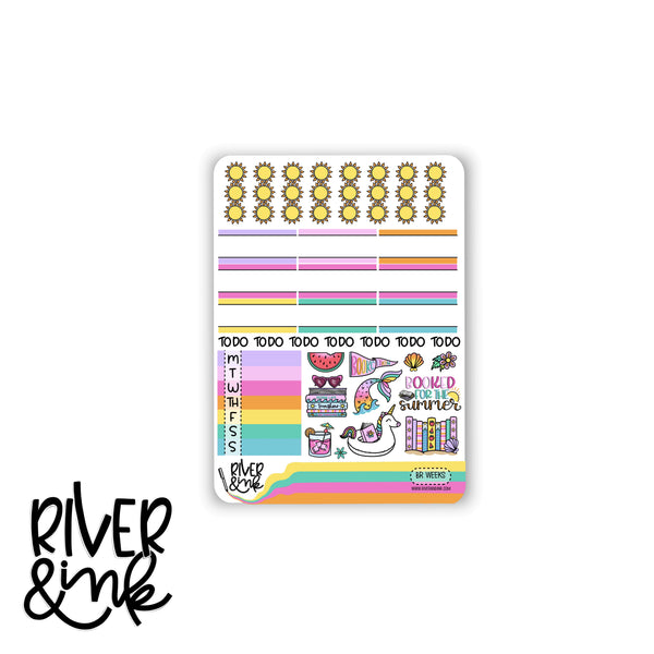 Beach Read | Hobonichi Weeks Sticker Kit Planner Stickers