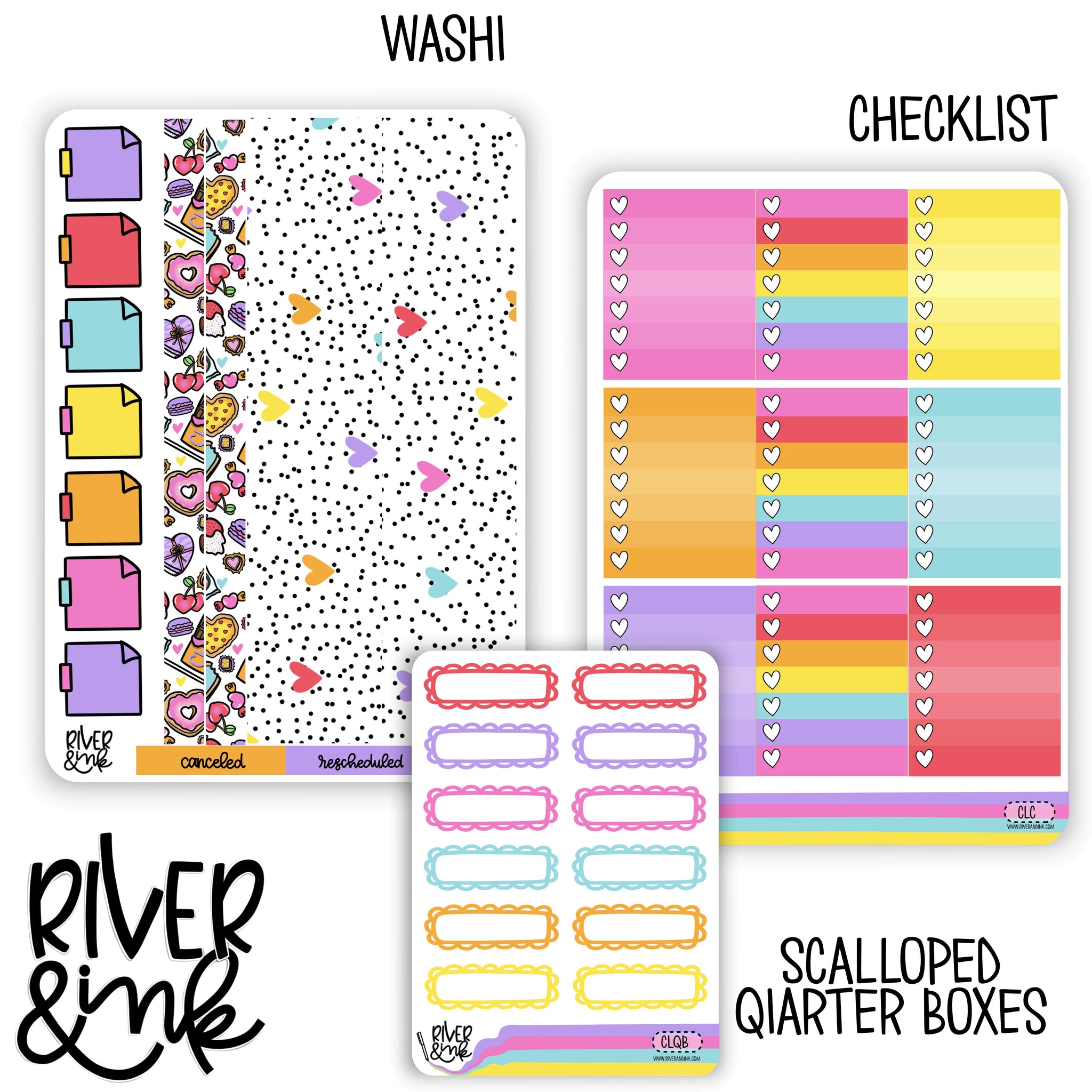 Cheesy Love | Weekly Vertical Planner Stickers Kit Add Ons