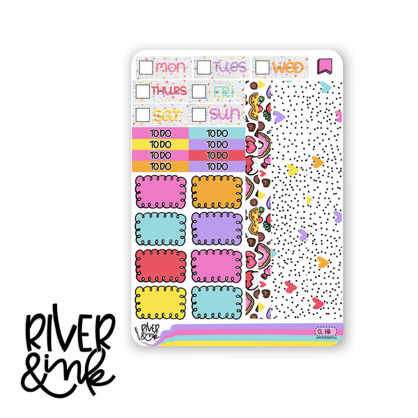 Cheesy Love | Hobonichi Cousin Planner Stickers Kit