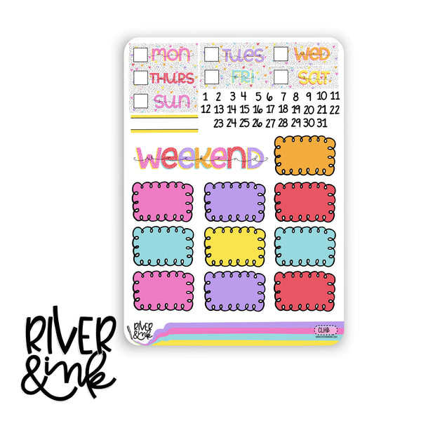 Cheesy Love | Vertical Stickers Kit Planner Stickers