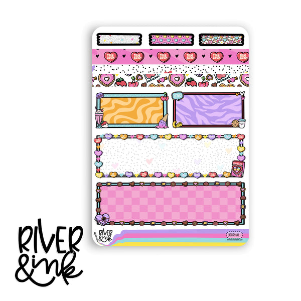 Cheesy Love | Journaling Stickers Kit