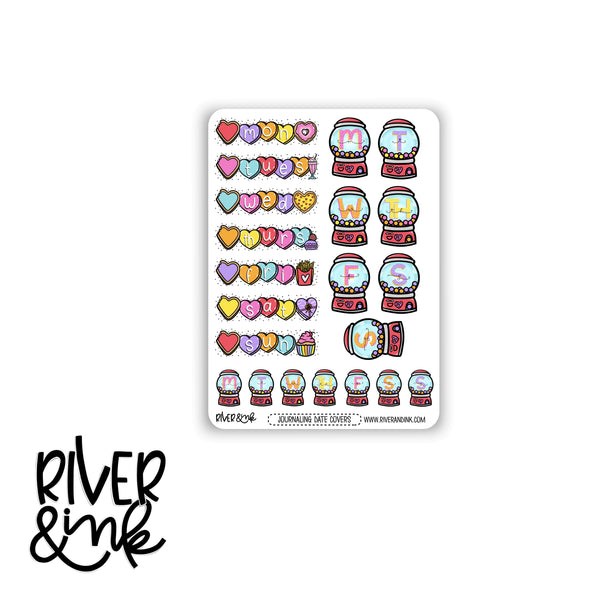 Cheesy Love | Journaling Stickers Kit