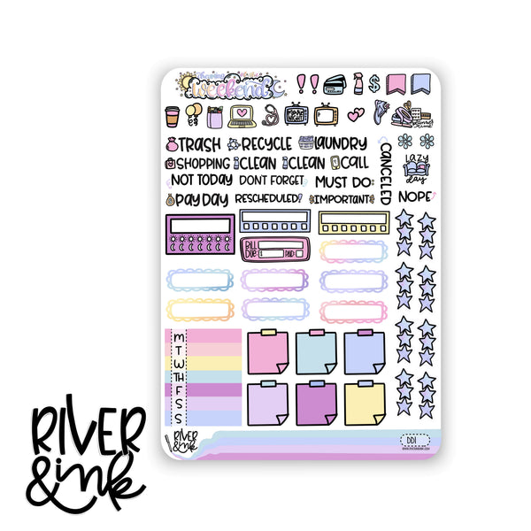 Daydreamer | Hobonichi Cousin Planner Stickers Kit