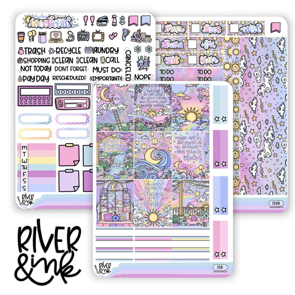 Daydreamer | Hobonichi Cousin Planner Stickers Kit