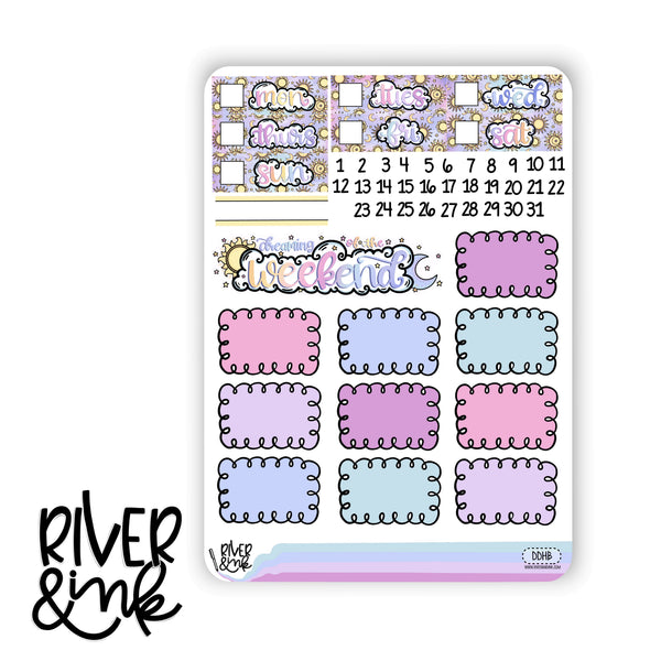 Daydreamer | Vertical Stickers Kit Planner Stickers
