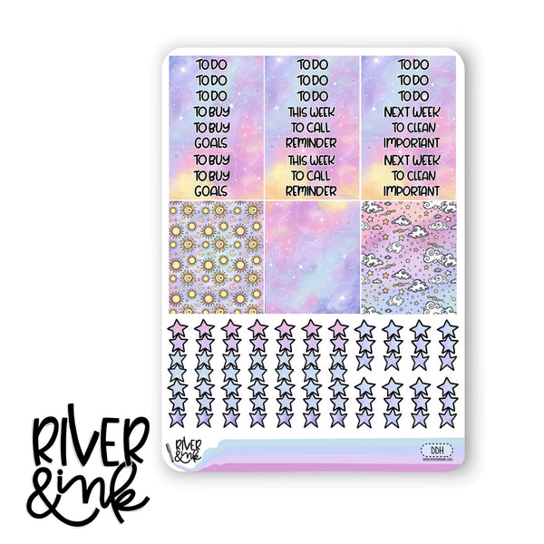 Daydreamer | Vertical Stickers Kit Planner Stickers