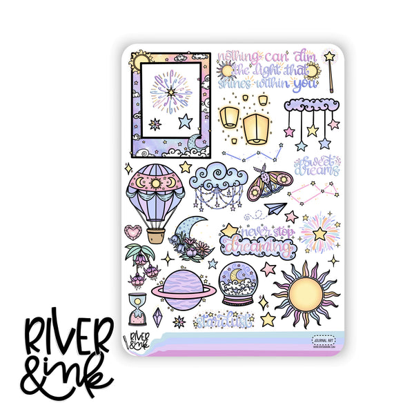 Daydreamer | Journaling Stickers Kit