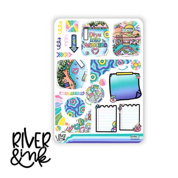 WCP Dive Into Planning | Journaling Stickers Kit