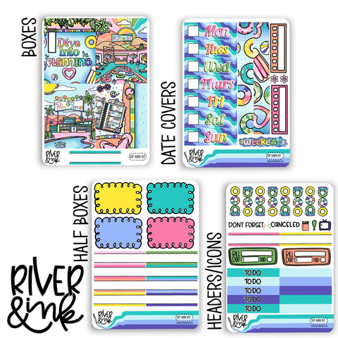 WCP Dive Into Planning | Mini Weekly Planner Stickers Kit
